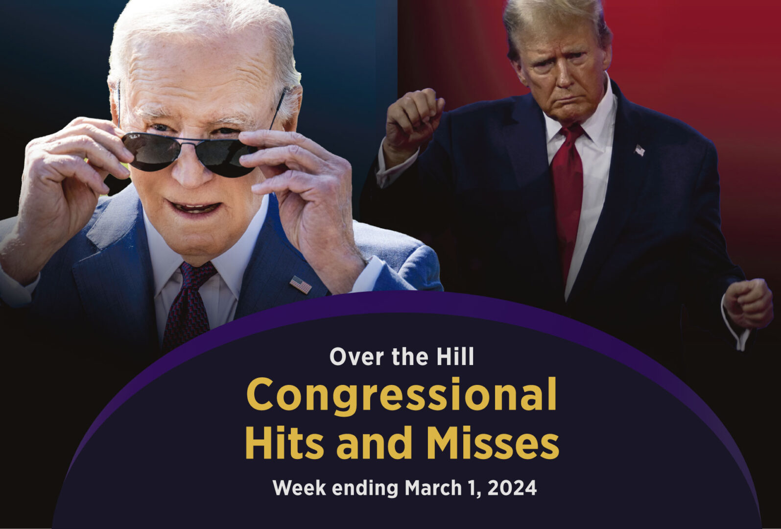 The ages of President Joe Biden and former President Donald Trump highlight this week’s Hits and Misses. 