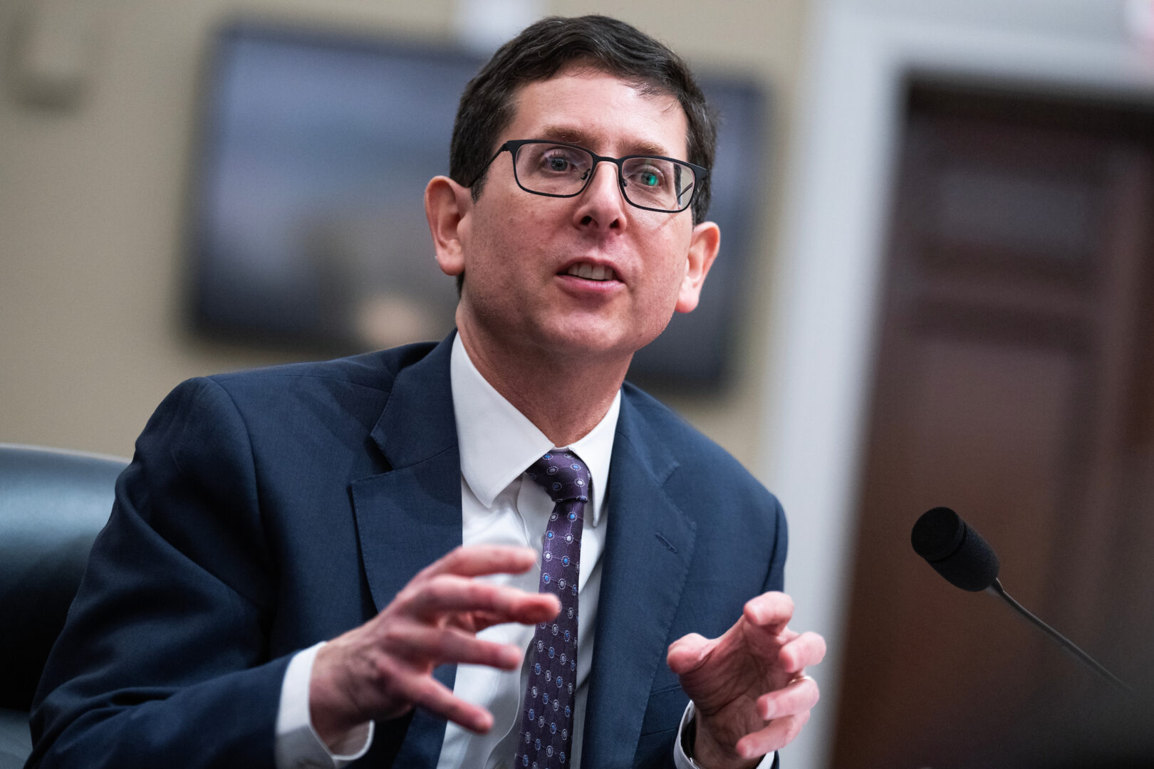 Congressional Budget Office Director Phillip Swagel testifies during a House Budget Committee hearing on Feb. 14. 