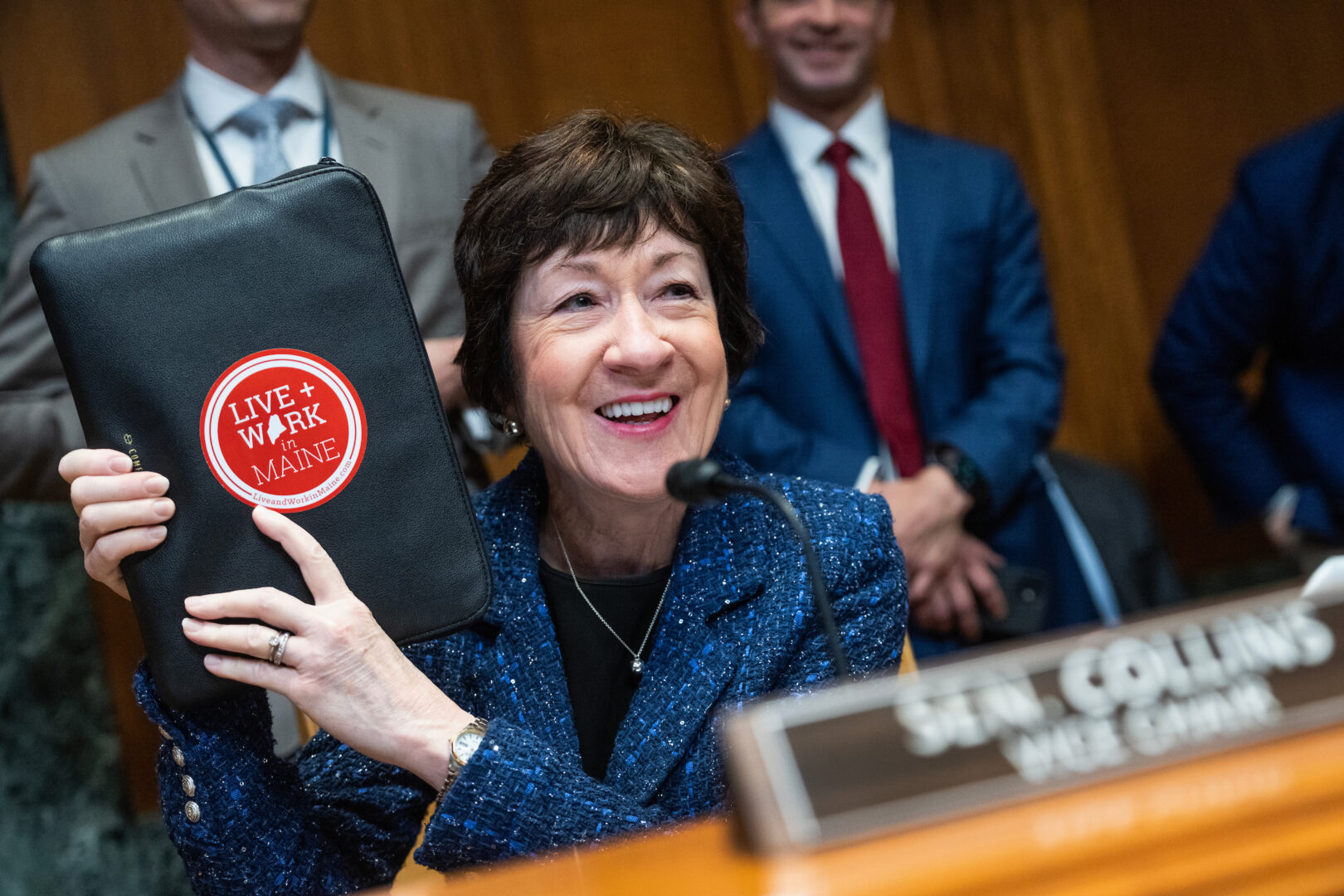 Senate Appropriations ranking member Susan Collins, R-Maine, criticized the Biden administration for not notifying her of a weapons freeze to Israel.