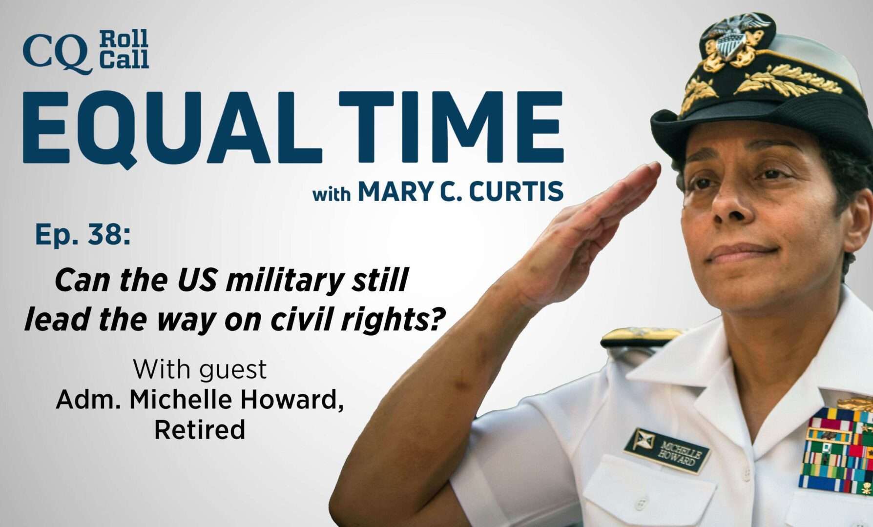 Adm. Michelle Howard was the first woman to become a four-star admiral in the U.S. Navy, and the first Black woman to captain a U.S. naval ship.