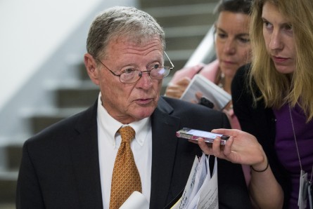 Inhofe plans to force votes to block EPA climate change regulations. (Bill Clark/CQ Roll Call File Photo)