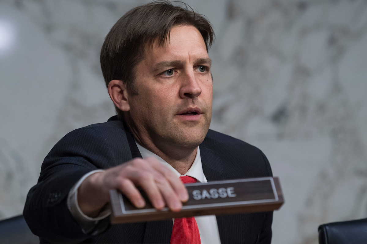 Nebraska Sen. Ben Sasse’s new book is more about parenting than politics. (Tom Williams/CQ Roll Call)