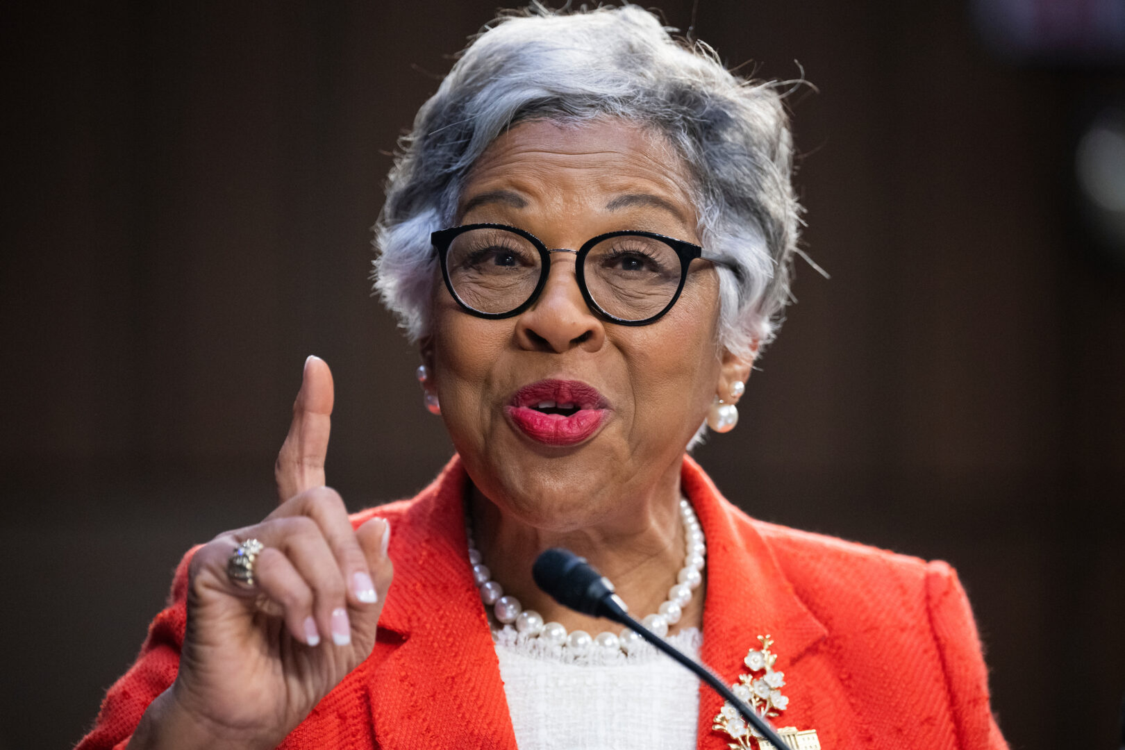 Rep. Joyce Beatty, D-Ohio, voiced support for President Joe Biden remaining in the race when she appeared in Milwaukee on Thursday to challenge the message from the Republican convention. 