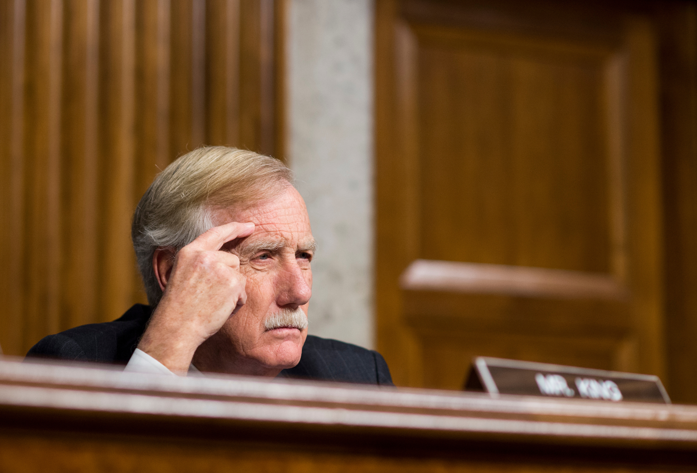 Maine Sen. Angus King said at a hearing last month on Russian cyber operations that Americans should be concerned about being compromised by fake information planted on their computers, and not just the stealing of emails. (Bill Clark/CQ Roll Call file photo)