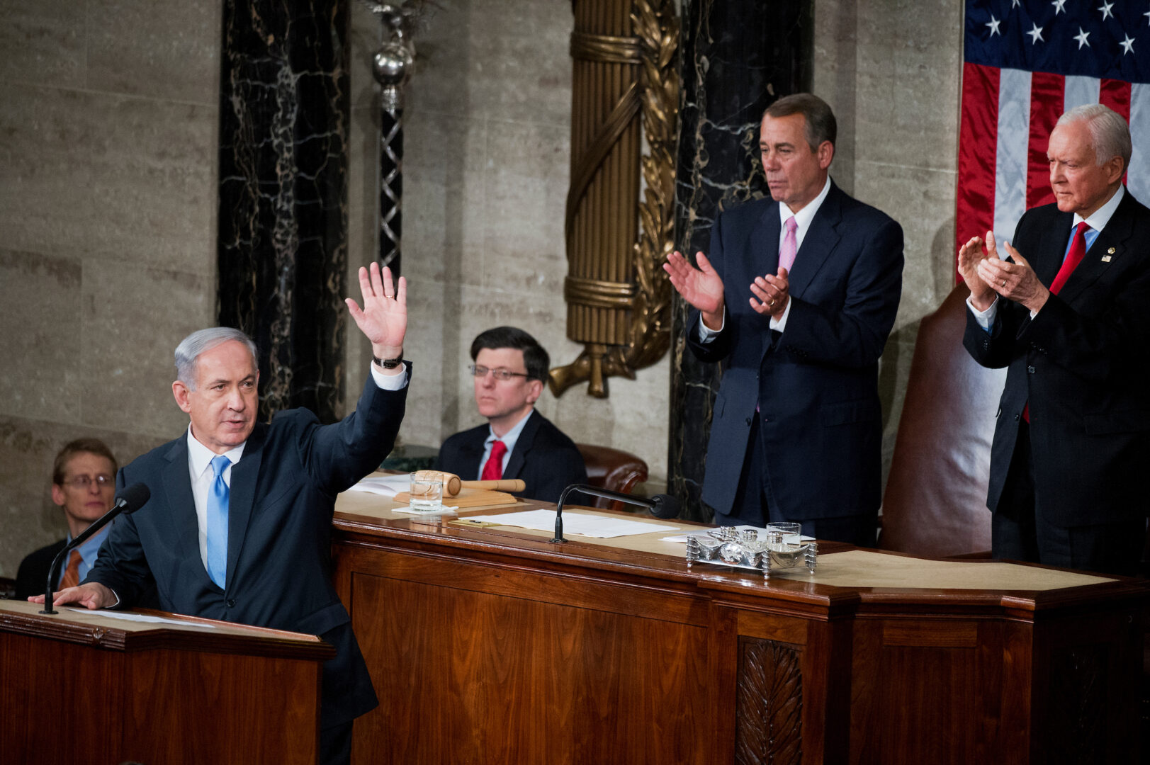 Israeli Prime Minister Benjamin Netanyahu during his last address to a joint meeting of Congress in 2015. 