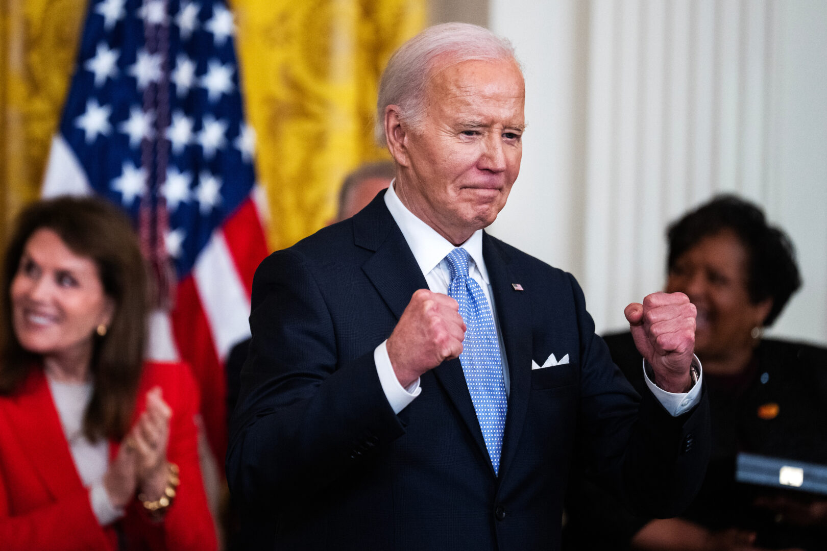 Joe Biden has lost sight of how he won in 2020, Winston writes. Above,  the president is seen on May 3 at a Presidential Medal of Freedom ceremony.