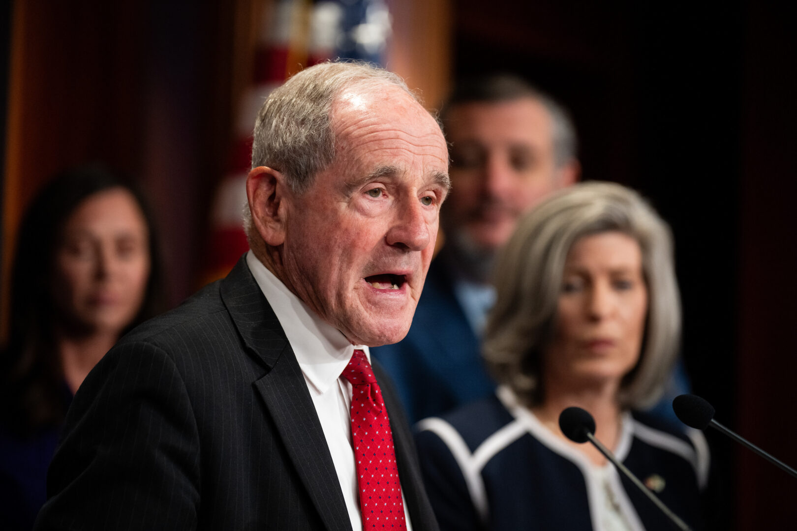 Sen. Jim Risch, R-Idaho, is among lawmakers who have pushed to use Russian assets to help Ukraine rebuild.