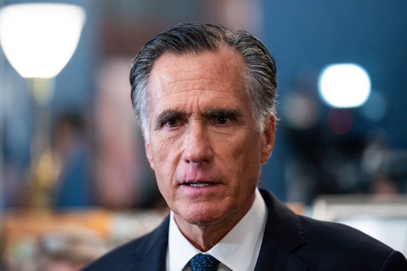 Utah Republican Sen. Mitt Romney says he and others would like to see restrictions on dangerous outcomes from AI.